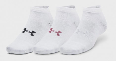 Носки Ua Essential Low Cut 3Pk Белый Унисекс Lg