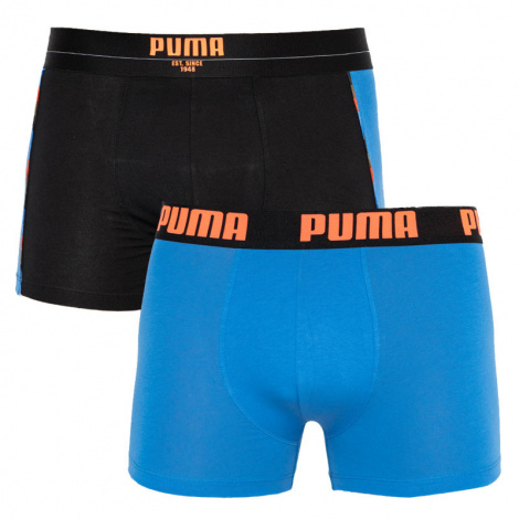 Трусы-боксеры Puma Statement Boxer 2P Черный, Синий Мужской L