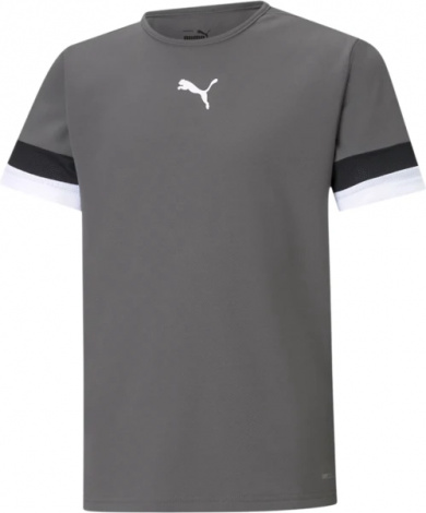 Футболка Puma Teamrise Jersey Jr Серый Детский 140