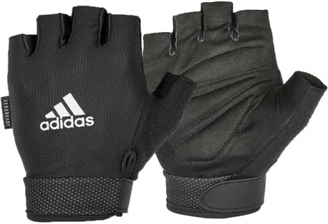 Перчатки Для Тренинга Adidas Essential Adjustable Gloves Черный Уни L
