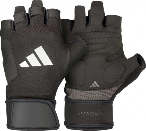 Рукавички для тренінгу Adidas STRENGTH TRAINING GLOVES чорні XL ADGB-15044