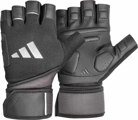 Перчатки для тренинга Adidas WRIST WRAP TRAINING GLOVES черные XL ADGB-15054