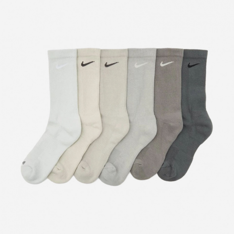 Шкарпетки Nike U NK ED PLS CSH CRW 6PR - 132 різнокольорові (6 пар) SX6897-991