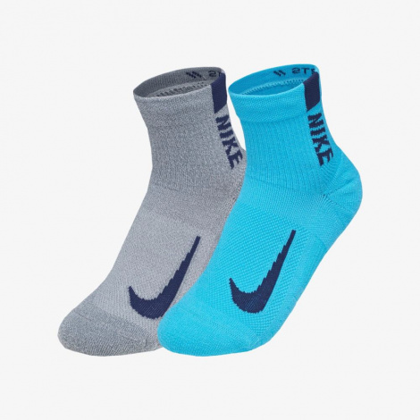 Шкарпетки Nike U NK MLTPLIER ANKLE 2PR SX7556-923 різнокольорові (2 пари) SX7556-923