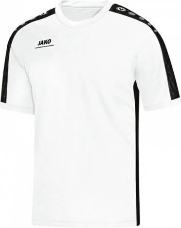 Футболка Jako STRIKER біло-чорна 6116-00