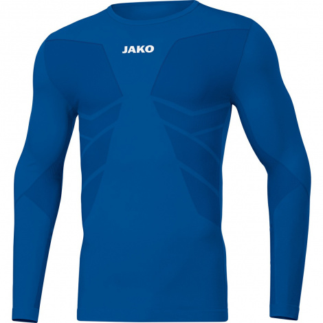 Футболка з довгим рукавом Jako COMFORT 2.0 синя 6455-04