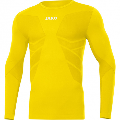 Футболка з довгим рукавом Jako COMFORT 2.0 жовта 6455-30