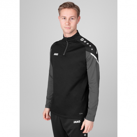 Реглан Jako Zip top PERFORMANCE чорно-сірий 8622-804