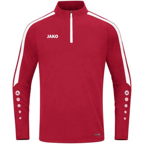 Реглан Jako ZIP TOP POWER красно-белый 8623-100