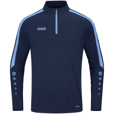 Реглан Jako ZIP TOP POWER темно-сине-голубой 8623-910
