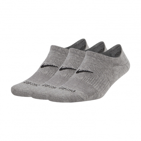 Носки Nike U Nk Everyday Plus Cush Footie Серый Унисекс 34-38