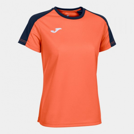 Футболка жіноча Joma ECO CHAMPIONSHIP оранжево-темно-синя 901690.093