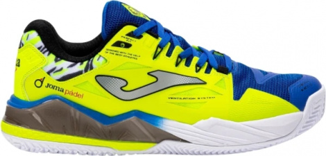 Кроссовки теннисные Joma Spin Men 2509 Royal Yellow