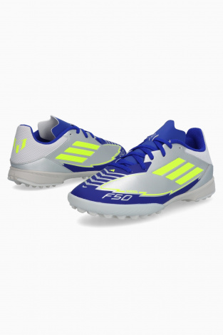 Дитячі сороконіжки adidas F50 League Messi TF Junior - срібло