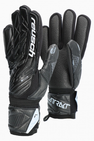 Вратарские перчатки Reusch Attrakt Resist - черный