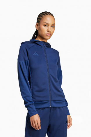 Кофта adidas Tiro 25 Travel FZ для женщин - темно-синий