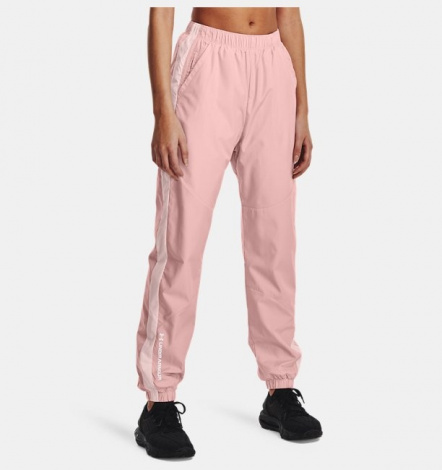 Штаны Спортивные Ua Rush Woven Pant 1369846-673 Under Armour L Розовый