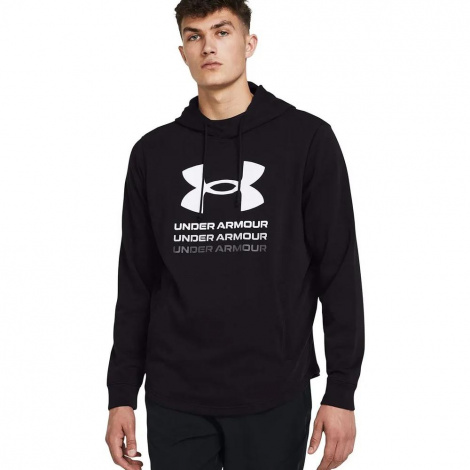 Худі Under Armour RIVAL TERRY GRAPHIC чорне 1386047-001