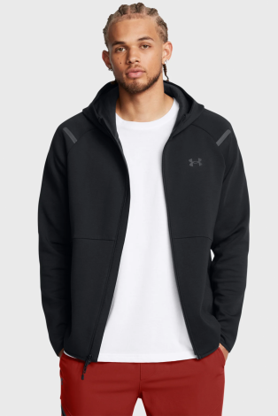 Худи Ua Unstoppable Flc Fz Hd Eu 1389352-001 Under Armour L Черный