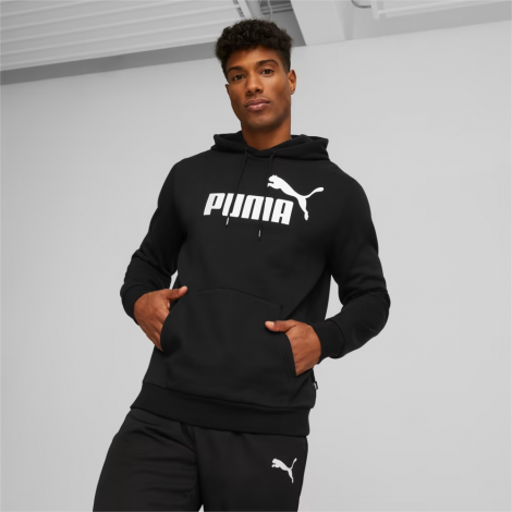 Толстовка Ess Big Logo Hoodie 58668601 Puma S Черный
