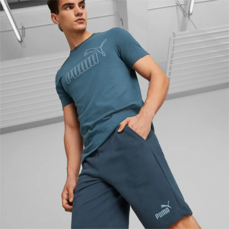Шорты Спортивные Ess Elevated Shorts 67517416 Puma Xs Темно-Синий