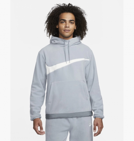 Худі Nike Sherpa Swoosh (Сіре)
