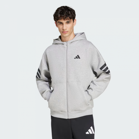 Толстовка M Fi 3S Fz Jd4828 Adidas L Серый