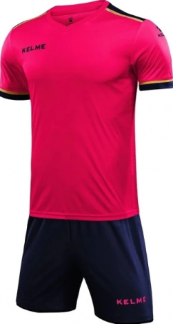 Комплект футбольної форми Kelme SEGOVIA рожево-темно-синій 8351ZB1158.9914