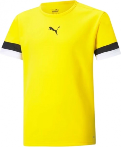 Футболка детская Puma TEAMRISE JERSEY JR желтая 704938-07