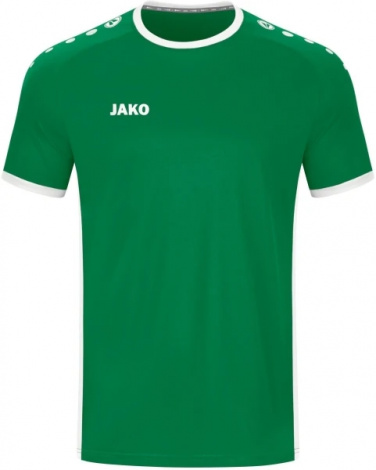 Футболка джерси детская Jako PRIMERA S/S зелено-белая 4212-200