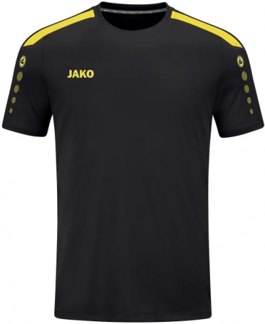 Футболка джерси детская Jako POWER S/S черно-желтая 4223-803
