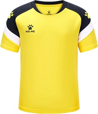 Футболка детская Kelme BRAVO желто-черная 7351TX3093.9712