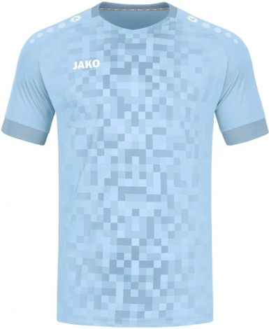 Футболка джерси детская Jako PIXEL S/S светло-голубая 4241-455