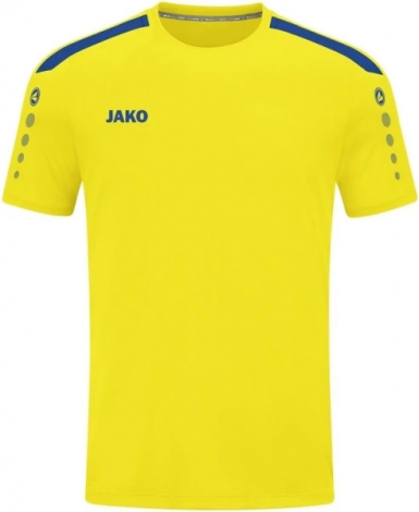 Футболка джерсі дитяча Jako POWER S/S жовто-синя 4223-304