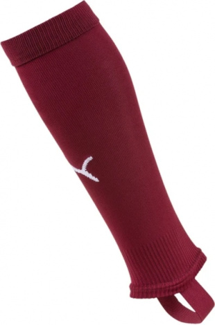 Гетры футбольные без носка Puma TEAM LIGA STIRRUP SOCKS CORE бордовые 703439-09