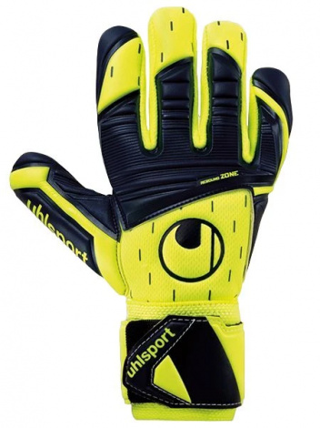 Воротарські рукавички Uhlsport CLASSIC ABSOLUTGRIP HN PRO JR. жовто-темно-сині 1011322 01