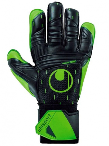 Воротарські рукавички Uhlsport CLASSIC SOFT ADVANCED чорно-зелені 1011324 01