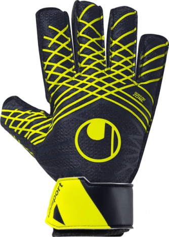 Воротарські рукавиці Uhlsport PREDICTION STARTER SOFT чорно-жовті 1011338 01