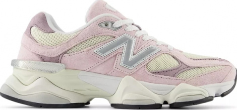 Кросівки жіночі New Balance 9060 рожево-жовто-сірі U9060LBC