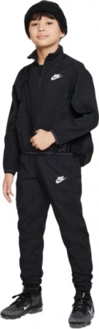 Спортивний костюм підлітковий Nike K NSW TRACKSUIT WVN QZ HBR чорний FD3058-010