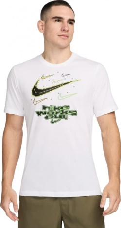 Футболка Nike NK DF TEE IYKYK SU24 біла FV8372-100