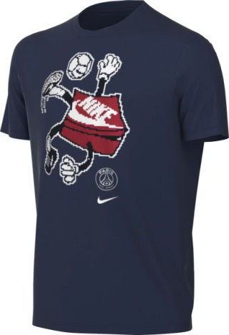 Футболка підліткова Nike PSG U NK CHARACTER TEE темно-синя FZ0166-410