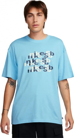 Футболка Nike U NK SB TEE OC REPEAT BRD блакитна FV3494-407