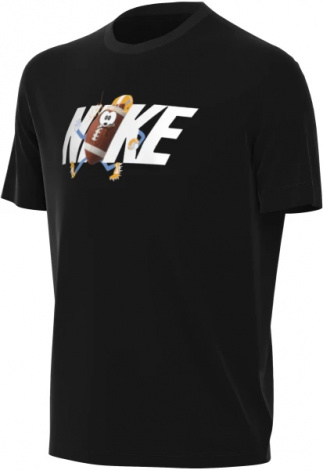 Футболка подростковая Nike K NSW TEE FOOTBALL BALL FA23 черная FD3971-010