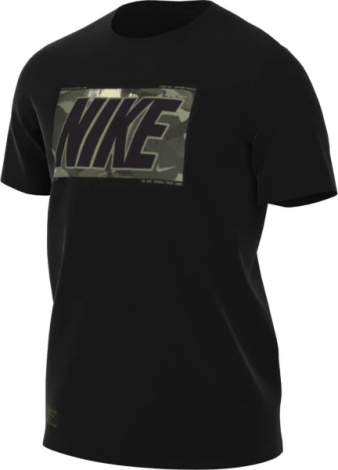 Футболка Nike DRI-FIT FITNESS T-SHIRT чорна FQ3885-010