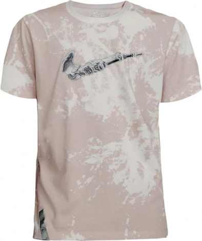 Футболка Nike NK DF TEE RUN DIVISN AOP бежево-біла DZ2729-030