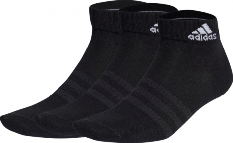 Шкарпетки Adidas THIN AND LIGHT ANKLE 3P чорні (3 пари) IC1282