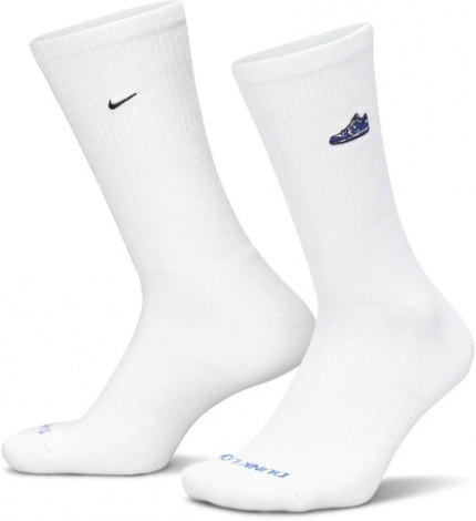 Носки Nike U NK EVERYDAY PLUS CUSH CREW 1 белые FQ0326-100
