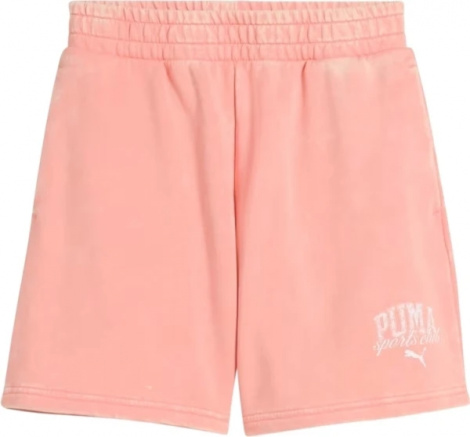 Шорты женские Puma CLASS WASHED 5" светло-розовые 68503518