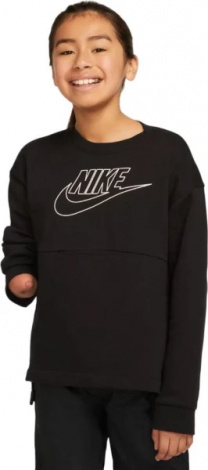 Світшот підлітковий Nike U FLYEASE PLAY CREW чорний DM8539-010